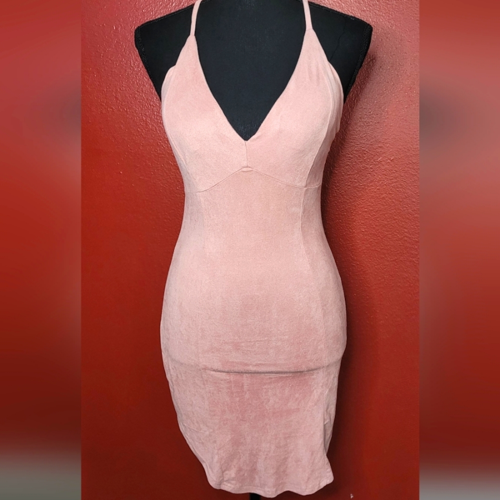 Pullover Spaghetti Strap Windsor Mini Dress- Size M